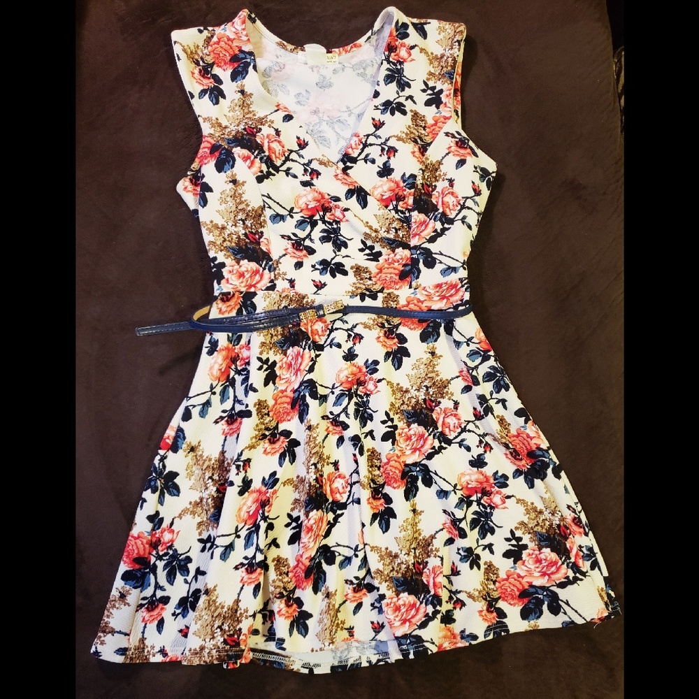 Floral Wrap Dress